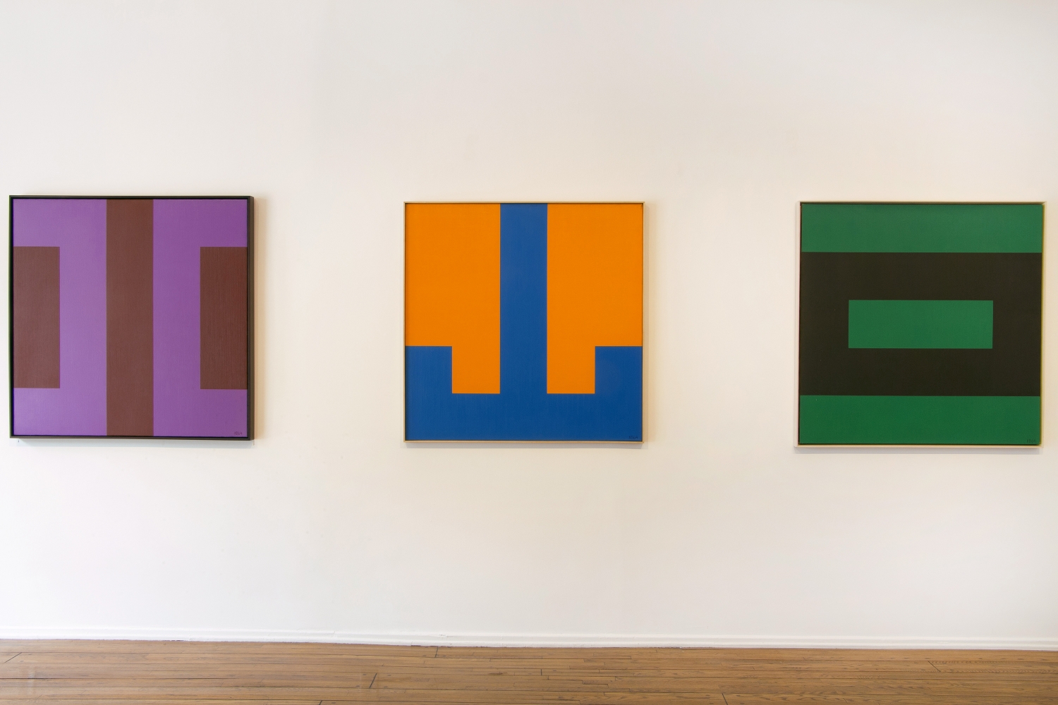 Karl Benjamin: The Alphabet Installation 5