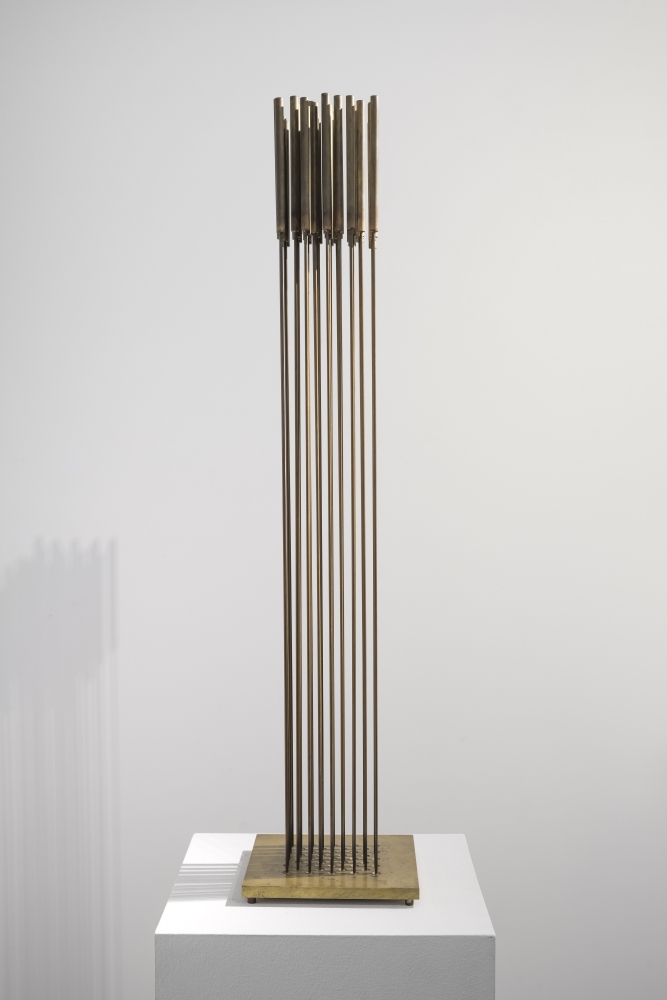 Harry Bertoia (1915-1978) Tonal Sculpture, circa 1970 Beryllium copper 34 x 8 x 8 inches; 86.4 x 20.3 x 20.3 centimeters ​​​​​​​LSFA# 12992