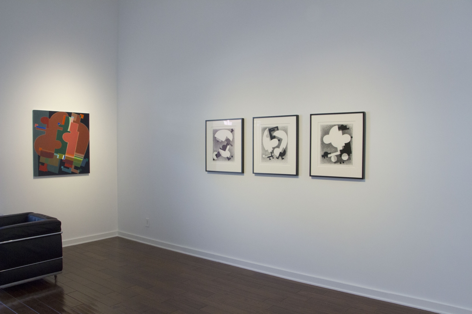 Laurie Fendrich, Modern Times Recent Paintings & Drawings Installation 6