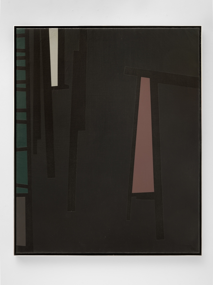 Karl Benjamin (1925-2012) TG#16, 1961 oil on canvas 42 x 34 inches; 106.7 x 86.4 centimeters LSFA# 12496
