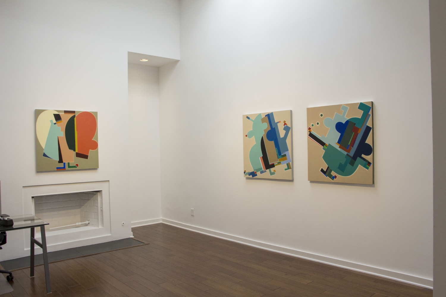 Laurie Fendrich, Modern Times Recent Paintings & Drawings Installation 3