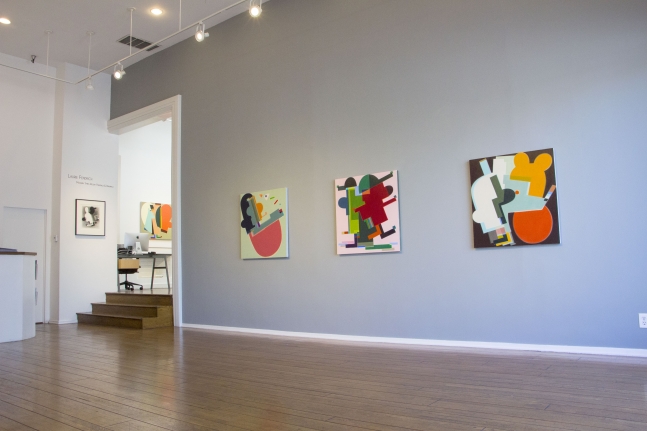Laurie Fendrich, Modern Times Recent Paintings & Drawings Installation 1